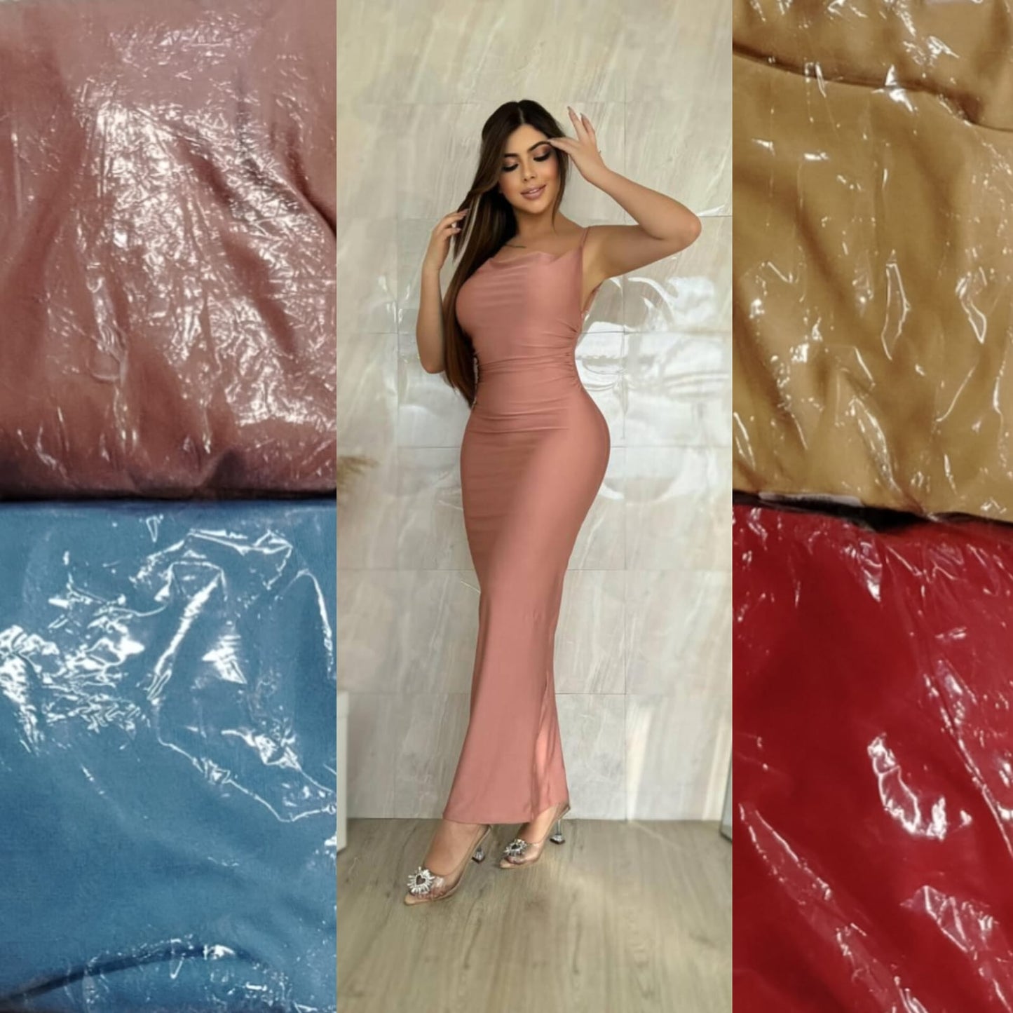 Vestido licrado talla única