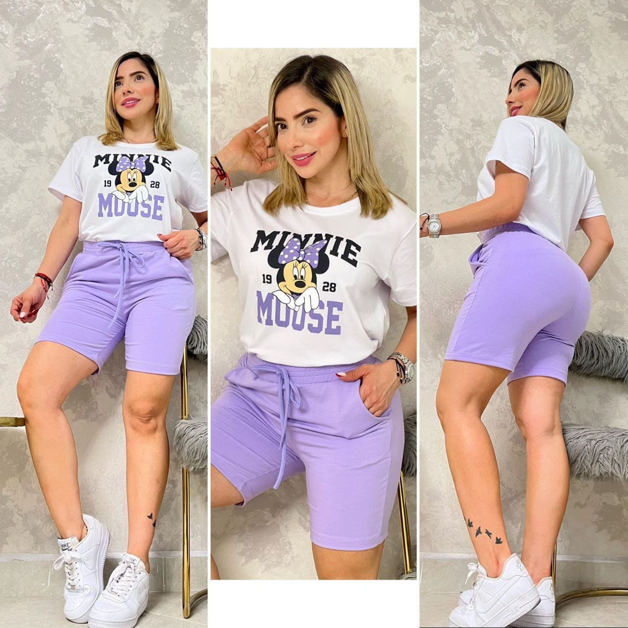Conjunto Deportivo Biker Minnie Mouse