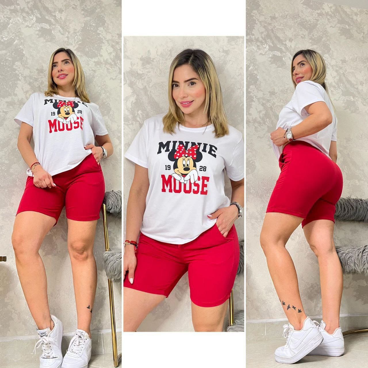 Conjunto Deportivo Biker Minnie Mouse