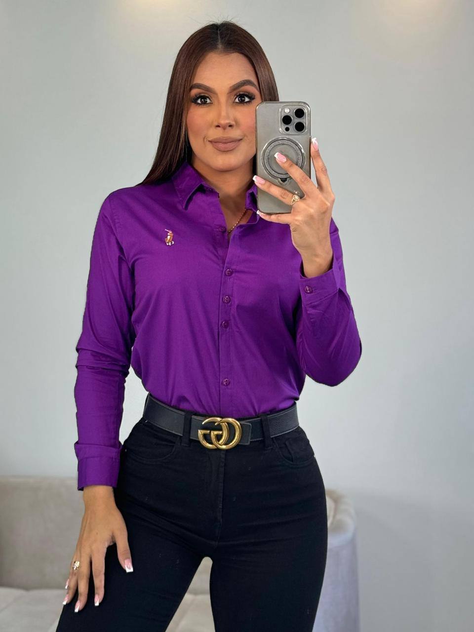 Camisa manga larga