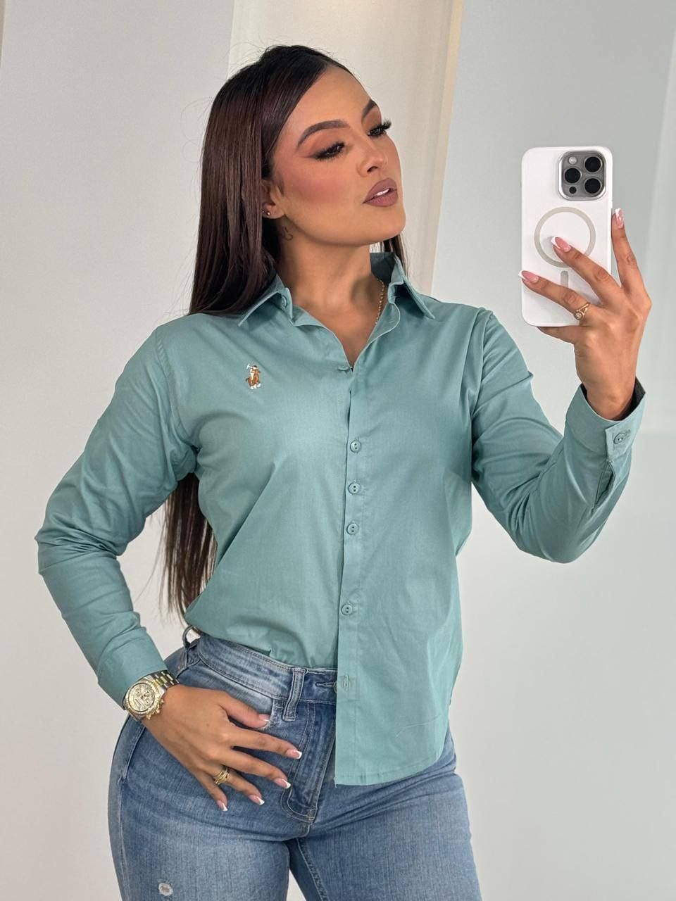 Camisa manga larga