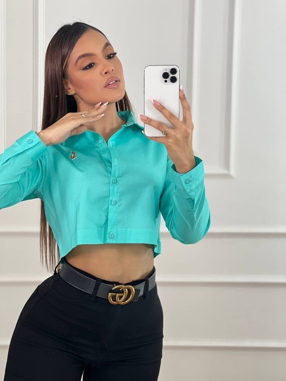 Camisa Oversize Manga Larga