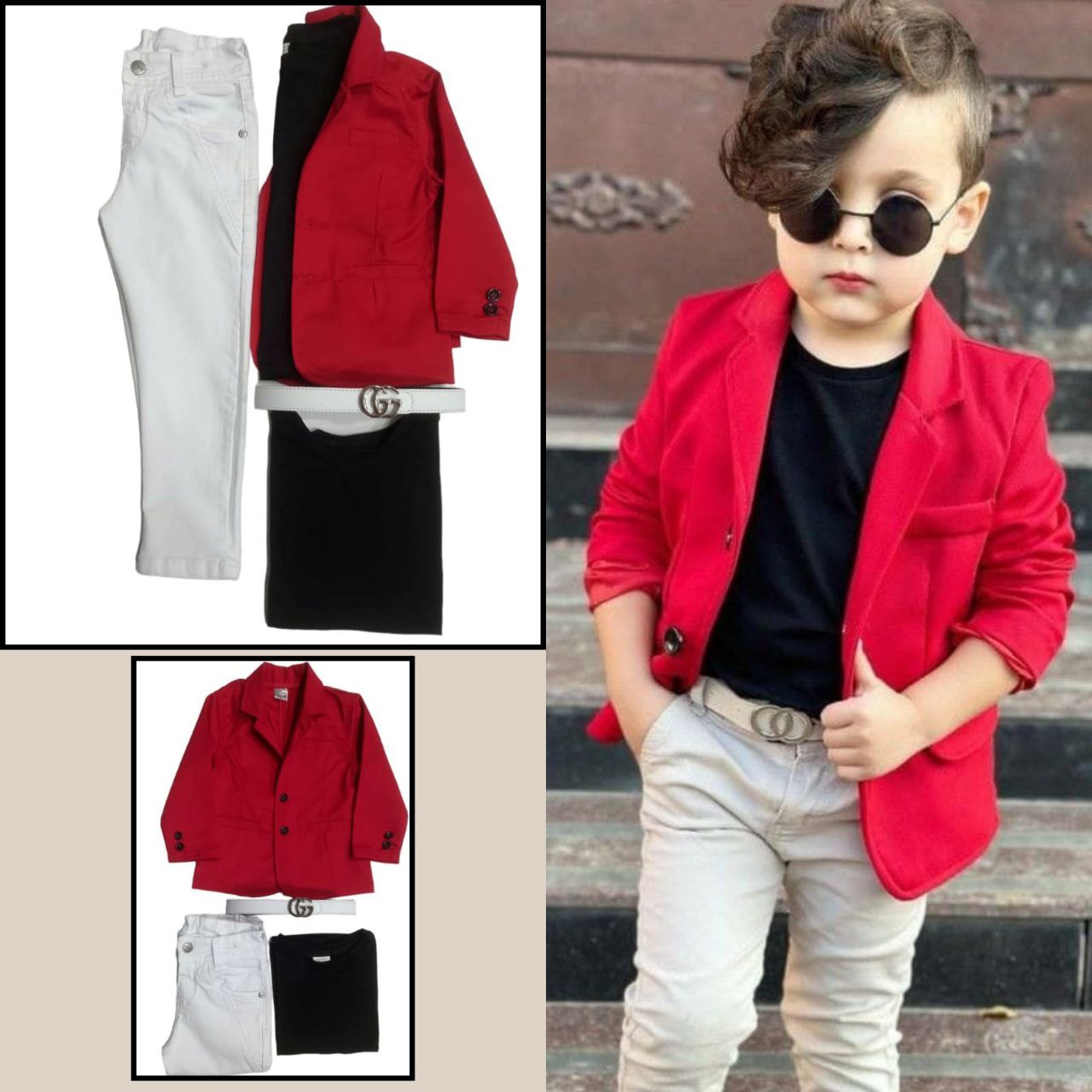 Conjunto de niño Casual Camiseta