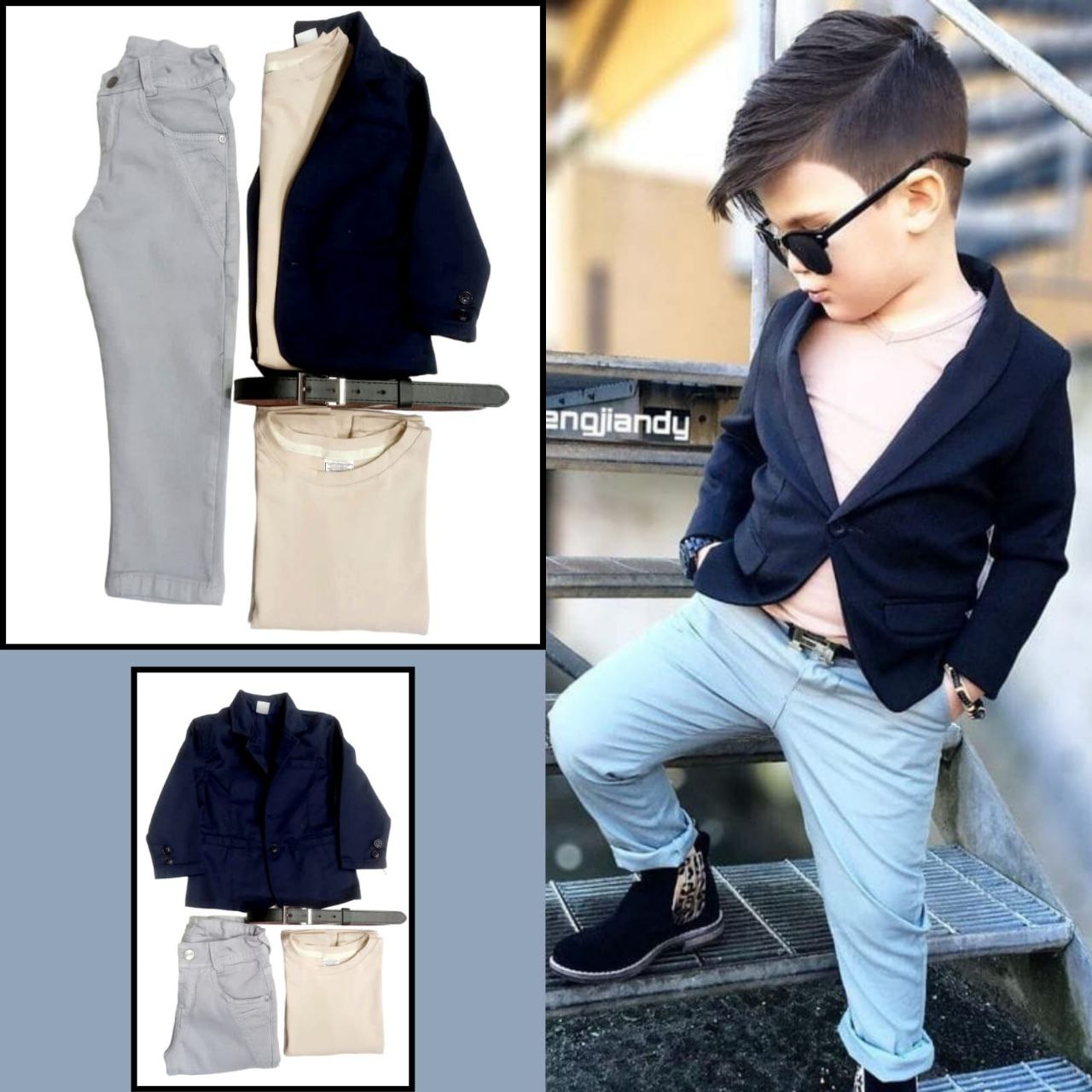 Conjunto de niño Casual Camiseta
