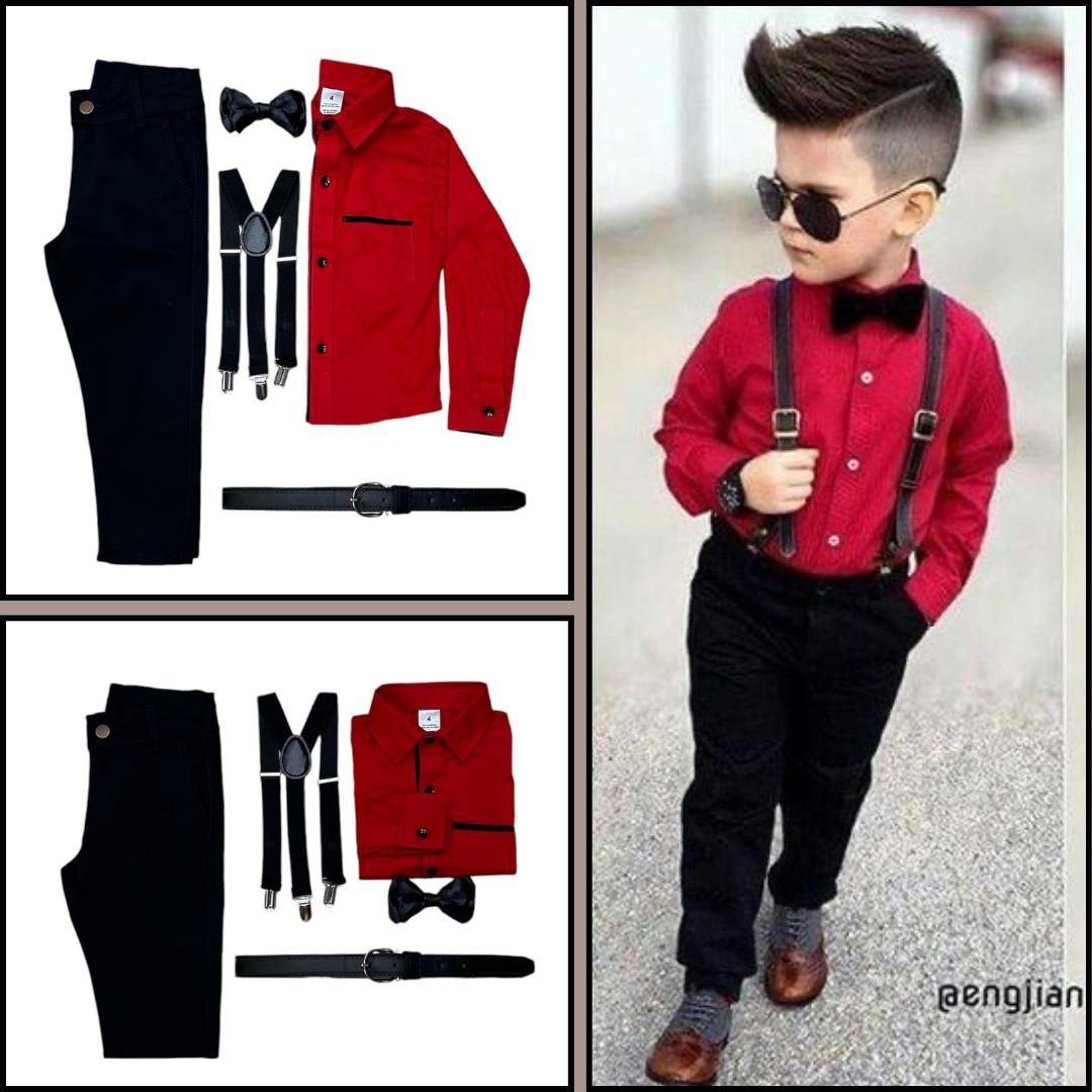 Conjunto de niño Casual Tirantas