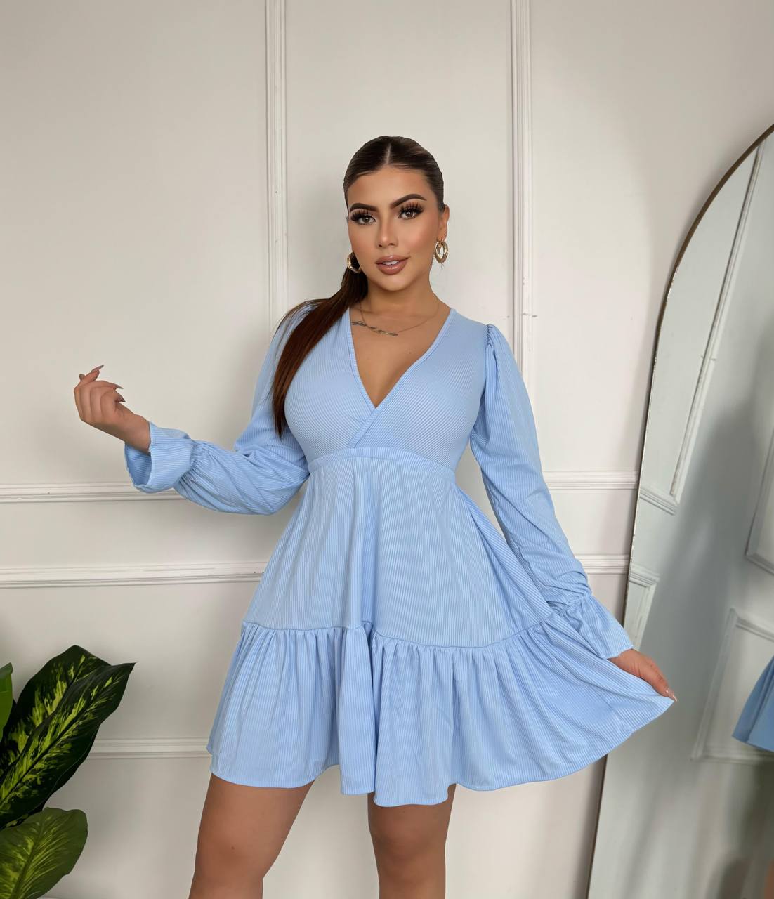 Vestido chalis talla única