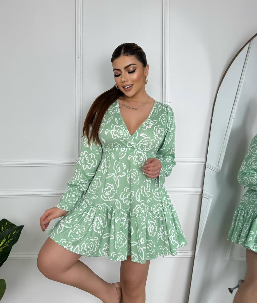 Vestido chalis talla única