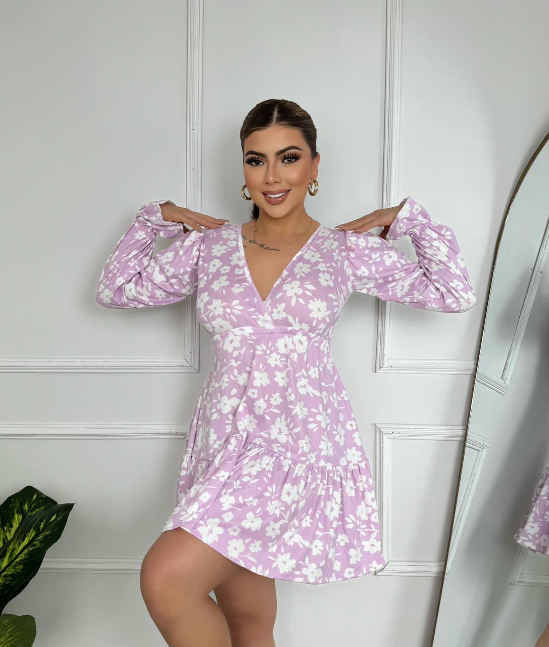 Vestido chalis talla única