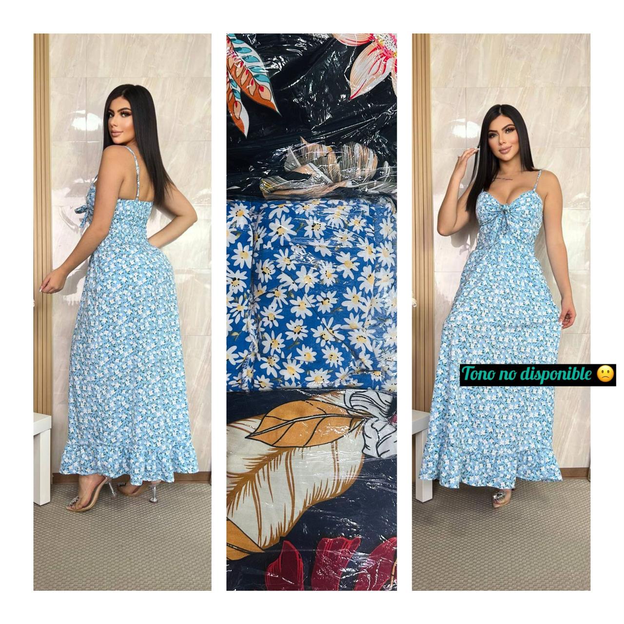 Vestido chalis talla única