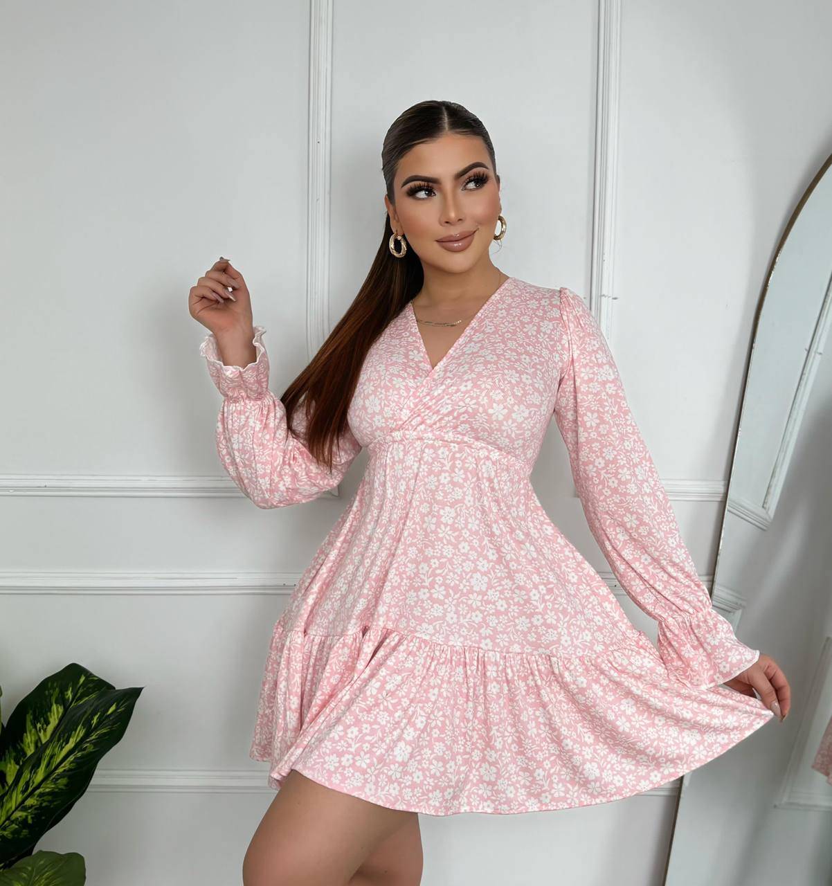Vestido chalis talla única