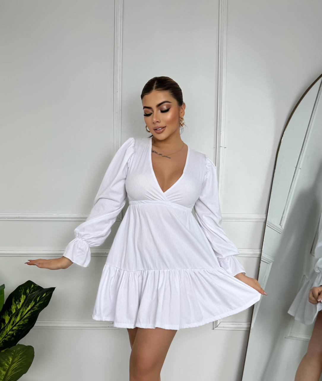Vestido chalis talla única