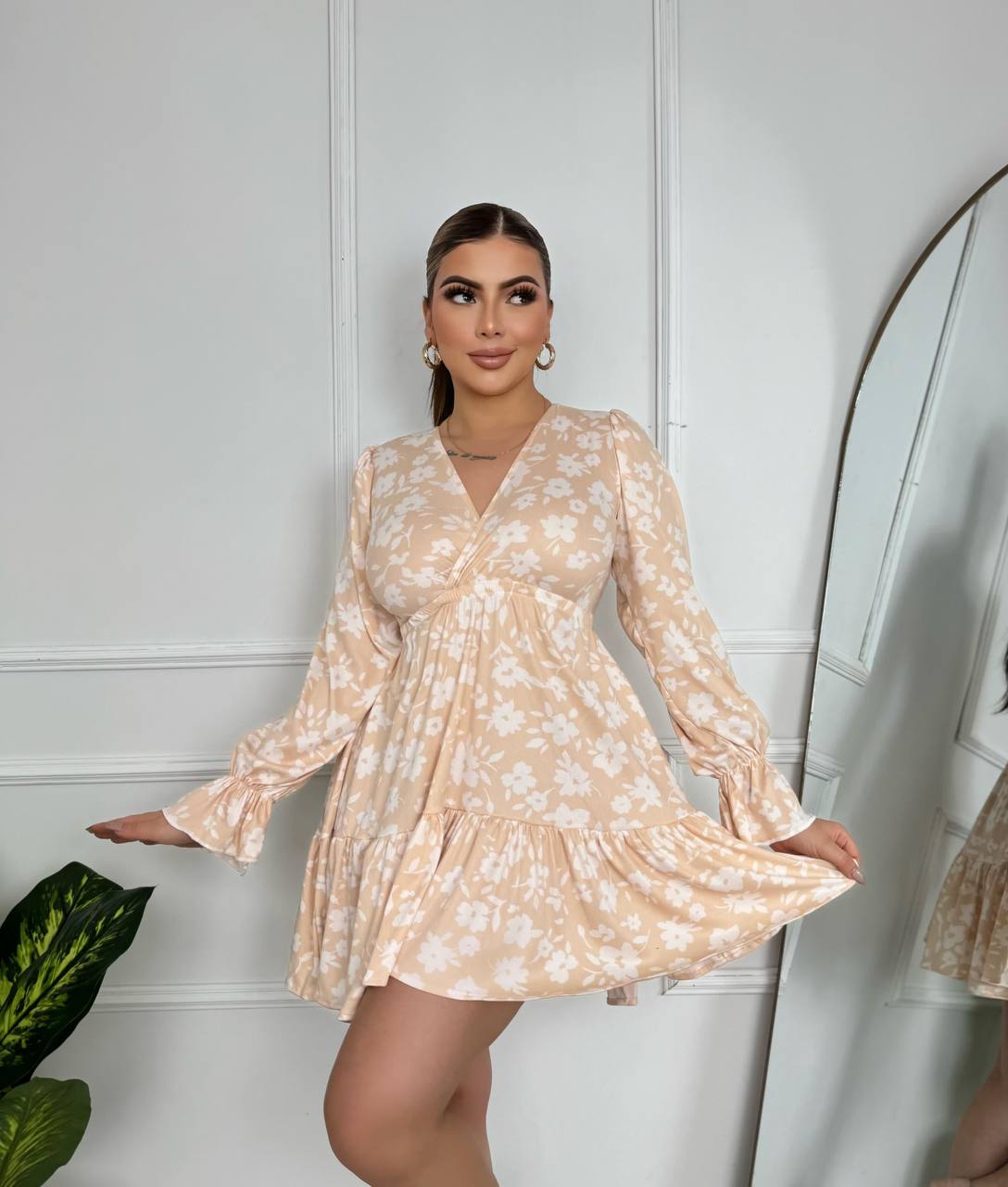Vestido chalis talla única