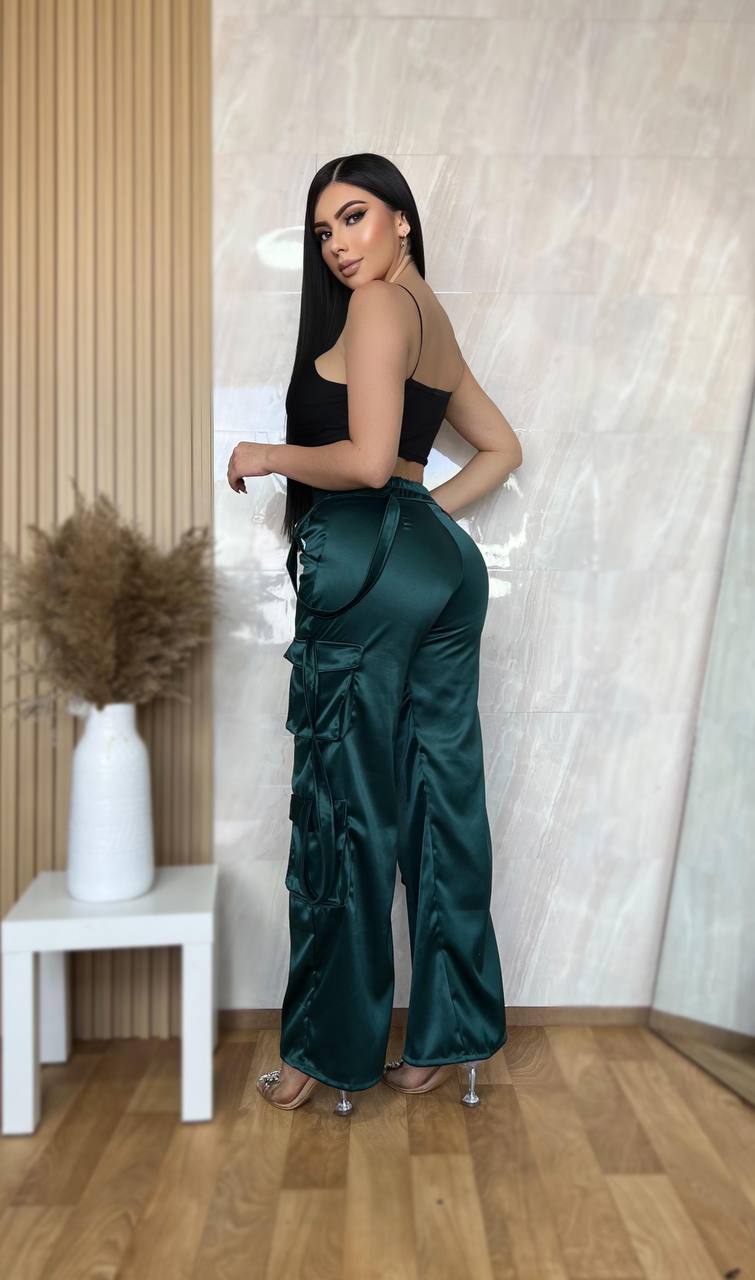Pantalon satín